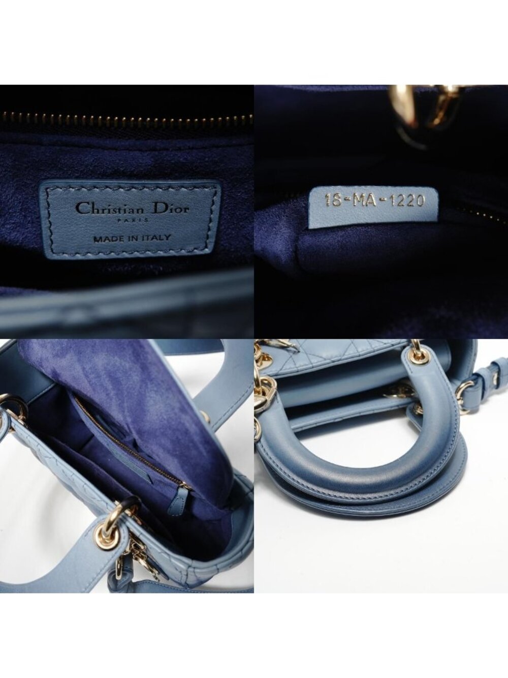 Dior Handbag Lady Small Cannage - Picture 9 of 10